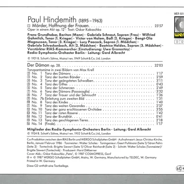 Mörder, Hoffnung der Frauen / Der Dämon