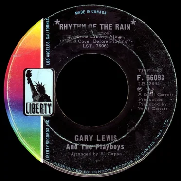 Rhythm Of The Rain by Gary Lewis & the Playboys - album cover