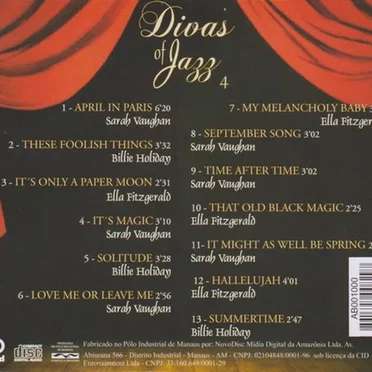 Divas of Jazz, Volume 4 by Various Artists - album cover