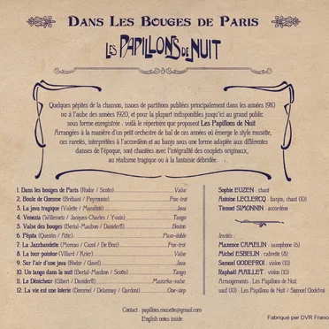 Les Papillons de Nuit