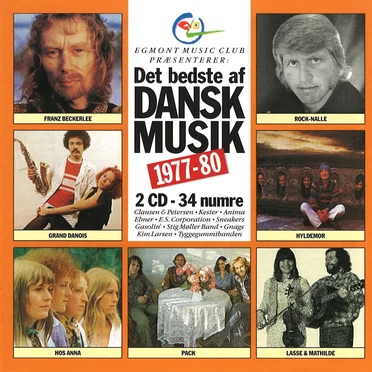 Det bedste af dansk musik 1977-80 by Various Artists - album cover