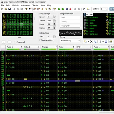 Cookiefonster's 2023 Famitracker Covers
