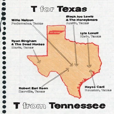 Lost Highway Sampler: T for Texas T From Tennessee by Various Artists - album cover