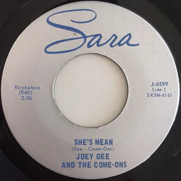 She's Mean by Joey Gee & The Come-Ons - album cover