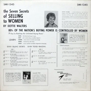 Dottie Walters Reveals the Seven Secrets of Selling to Women by Dottie Walters - album cover