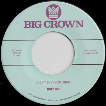 I Don’t Envy Yesterdays