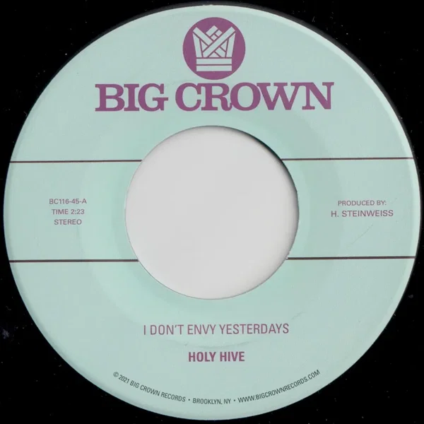 I Don’t Envy Yesterdays