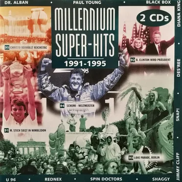 Millennium Super-Hits 1991 - 1995 by Various Artists - album cover