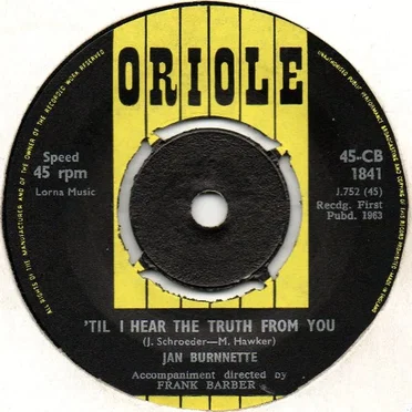 'Til I Hear the Truth From You by Jan Burnnette - album cover