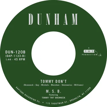 There's a New Day Coming / Tommy Don't