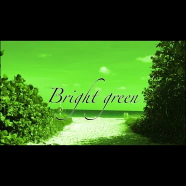 Bright green