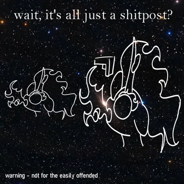 wait, it's all just a shitpost? by vul - album cover