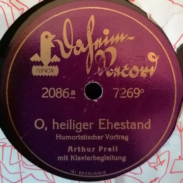 O, heiliger Ehestand / Krause mit Milch außer’m Hause