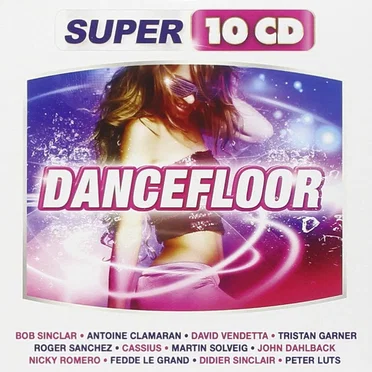 Super 10 CD Dancefloor by Various Artists - album cover