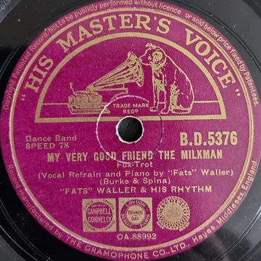 My Very Good Friend the Milkman / Black Raspberry Jam