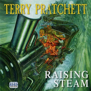 Raising Steam by Terry Pratchett - album cover