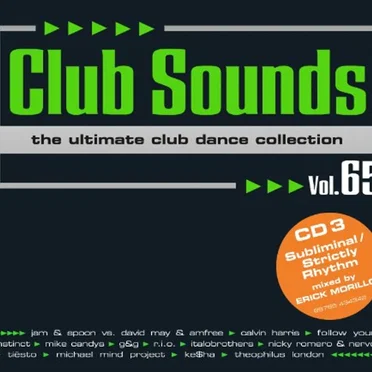 Club Sounds: The Ultimate Club Dance Collection, Vol. 65 by Various Artists - album cover
