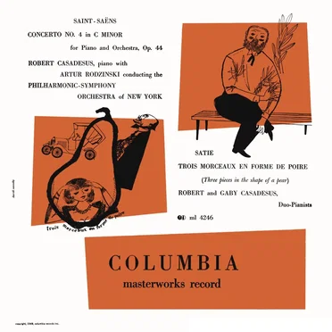 Saint-Saëns: Concerto no. 4 in C minor for Piano and Orchestra, op. 44 / Satie: Trois Morceaux en forme de Poire