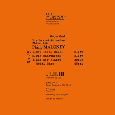 Die haarsträubenden Fälle des Philip Maloney, N° 25 by Roger Graf - album cover