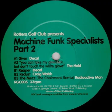 Rotters Golf Club Presents Machine Funk Specialists Part 2 by Various Artists - album cover