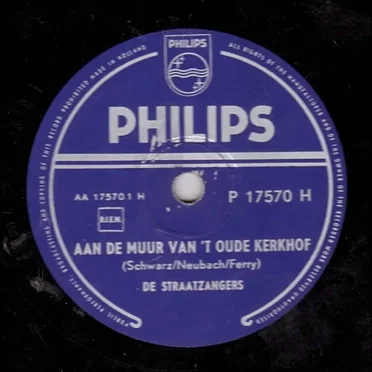 Aan de muur van 't oude kerkhof / Tabé, m'n schat