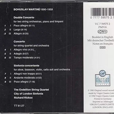 Double Concerto / Sinfonia concertante / Concerto for String Quartet and Orchestra