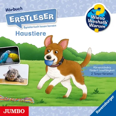 Hörbuch Erstleser - Haustiere by Wieso? Weshalb? Warum? - album cover