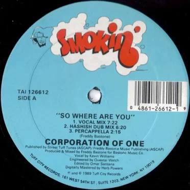 So Where Are You by Corporation of One - album cover