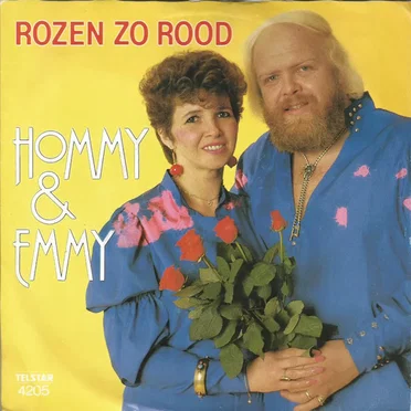 Rozen zo rood / Klein meisje by Hommy & Emmy - album cover