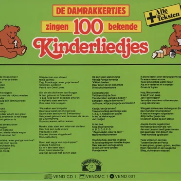 De Damrakkertjes zingen 100 bekende kinderliedjes
