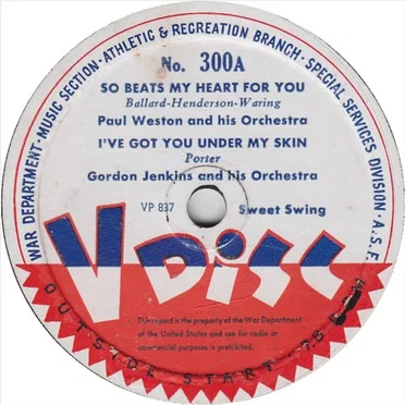 So Beats My Heart for You / I’ve Got You Under My Skin / Robin Hood by Various Artists - album cover