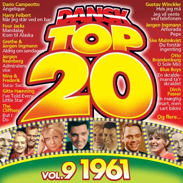 Dansk TOP 20 Vol. 9, 1961 by Various Artists - album cover