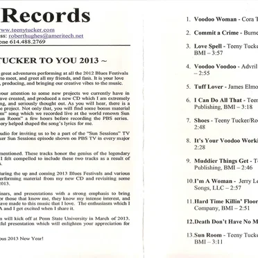 Voodoo to Do You by Teeny Tucker - album cover