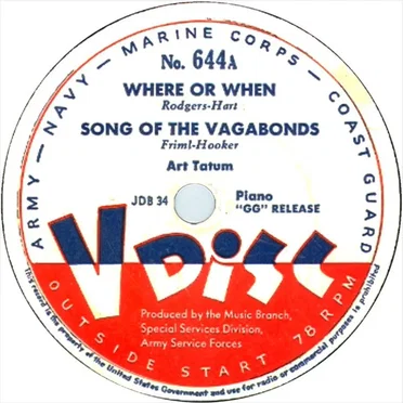 Where or When / Song of the Vagabonds / Exactly Like You