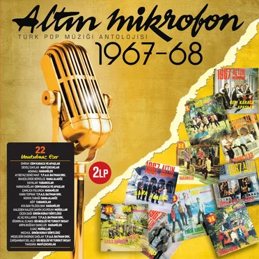 Altın Mikrofon 1967-68 (Türk Pop Müziği Antolojisi) by Various Artists - album cover