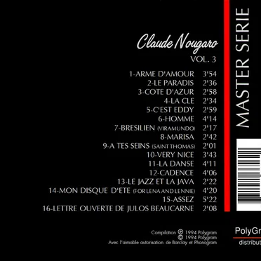 Claude Nougaro, Vol. 3