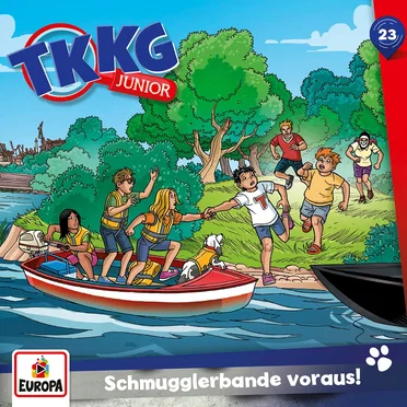 TKKG Junior 23: Schmugglerbande voraus! by Frank Gustavus - album cover