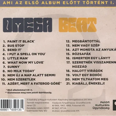 Beat (Korai kislemezek, rádiófelvételek)