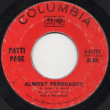 Almost Persuaded / It’s the World Outside