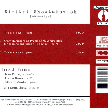 Complete Works For Piano Trio