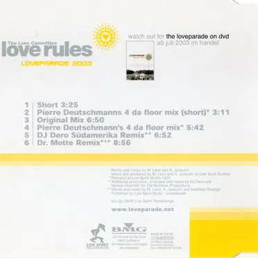 Love Rules (Loveparade 2003)