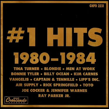 #1 Hits 1980-1984 by Various Artists - album cover