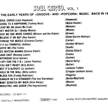 Soul Cargo, Vol.1 by Various Artists - album cover