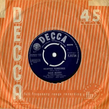 Memphis Tennessee by Dave Berry & The Cruisers - album cover