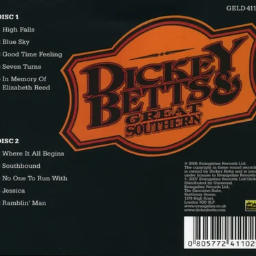 The Official Bootleg by Dickey Betts & Great Southern - album cover