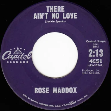 There Ain’t No Love / Your Kind Of Lovin’ Won’t Do