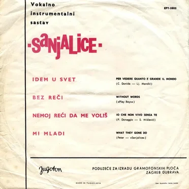 Idem u svet by Sanjalice - album cover