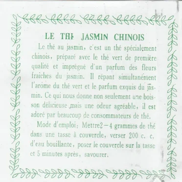 Thé Au Jasmin