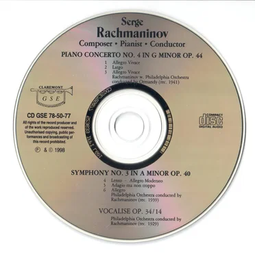 Serge Rachmaninov: Composer · Pianist · Conductor