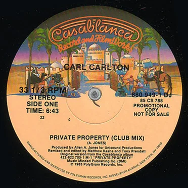 Private Property by Carl Carlton - album cover